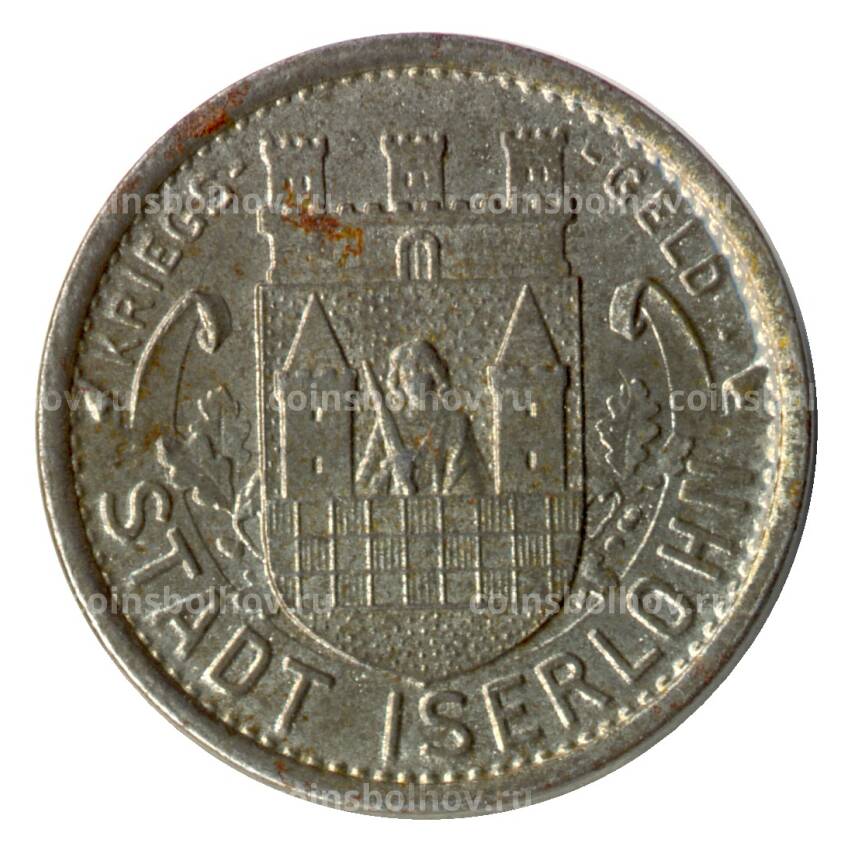 Монета 10 пфеннигов 1918 года Германия — Нотгельд (Изерлон)