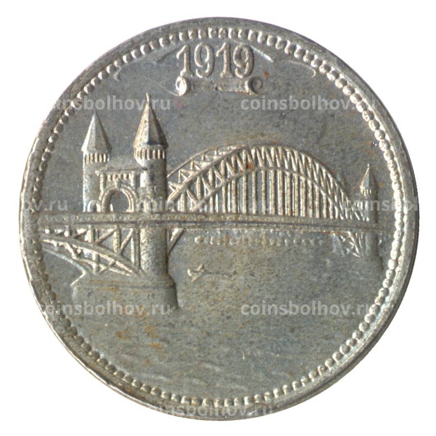 Монета 10 пфеннигов 1919 года Германия — Нотгельд (Бонн)