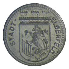 Монета 50 пфеннигов 1917 года Германия — Нотгельд Эльберфельд (аверс)