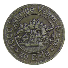 Монета 10 пфеннигов 1919 года Германия — Нотгельд Херликхайт Лембек (аверс)