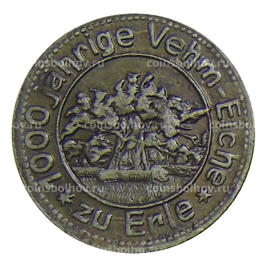 Монета 10 пфеннигов 1919 года Германия — Нотгельд Херликхайт Лембек