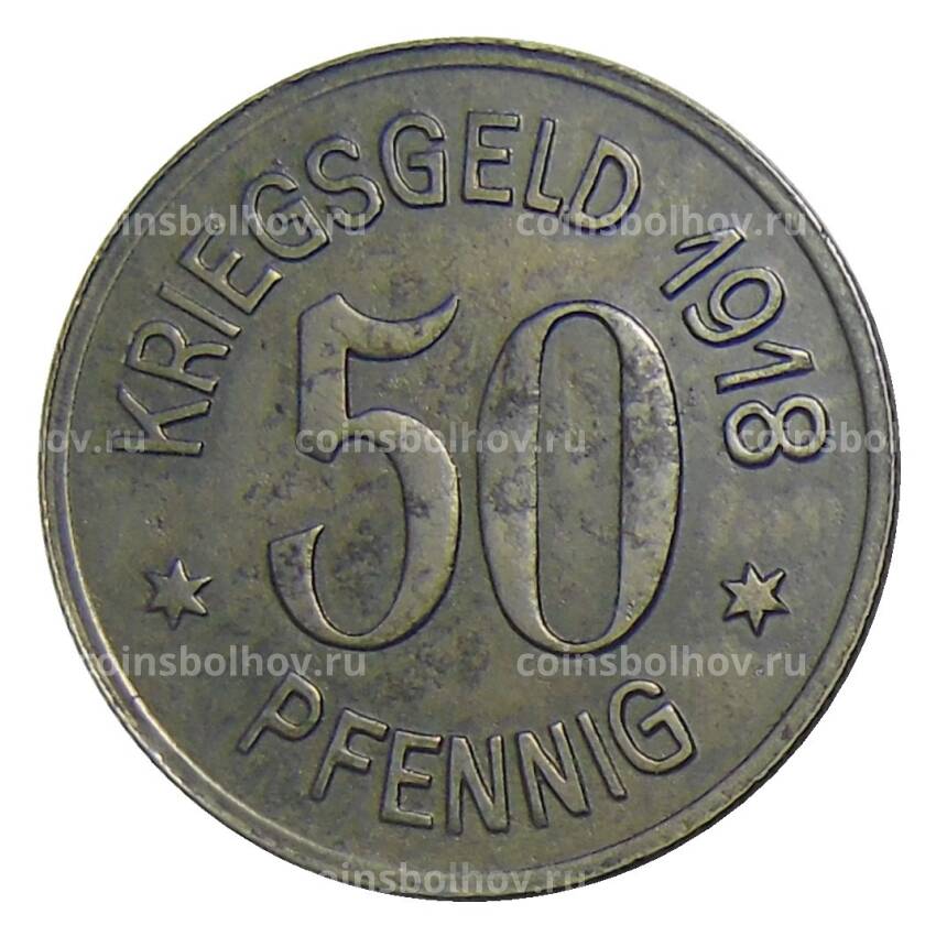Монета 50 пфеннигов 1918 года Германия — Нотгельд Зиген (вид 2)
