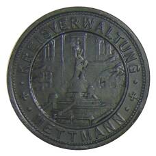 Монета 50 пфеннигов 1917 года Германия — Нотгельд Меттманн (аверс)