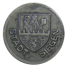 Монета 50 пфеннигов 1918 года Германия — Нотгельд Зиген (аверс)