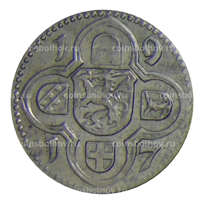 Монета 10 пфеннигов 1917 года Германия — Нотгельд Лаутер
