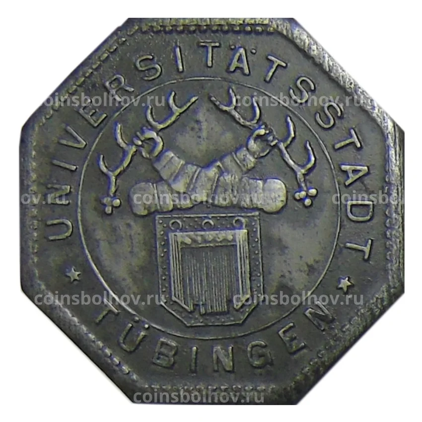 Монета 50 пфеннигов 1917 года Германия — Нотгельд Тюбинген