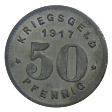 Монета 50 пфеннигов 1917 года Германия — Нотгельд Виттен (реверс)