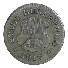 Монета 10 пфеннигов 1917 года Германия — Нотгельд Берлебург (аверс)