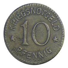 Монета 10 пфеннигов 1917 года Германия — Нотгельд Берлебург (реверс)