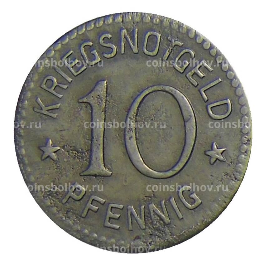 Монета 10 пфеннигов 1917 года Германия — Нотгельд Берлебург (вид 2)