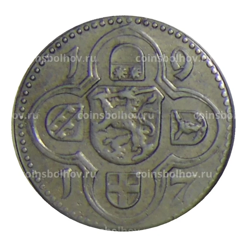 Монета 10 пфеннигов 1917 года Германия — Нотгельд Лаутер (вид 2)