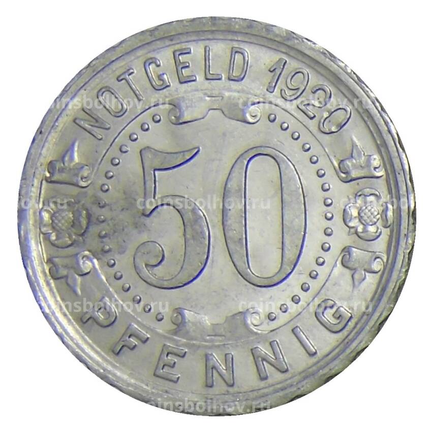 Монета 50 пфеннигов 1920 года Германия — Нотгельд Аусбург (вид 2)