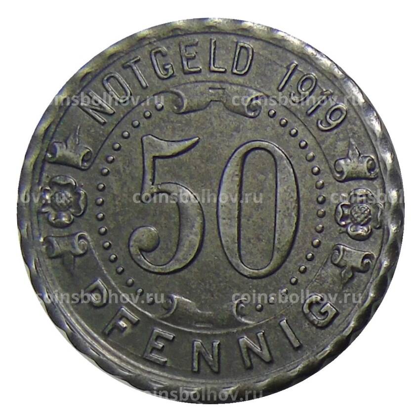 Монета 50 пфеннигов 1919 года Германия — Нотгельд Виттен (вид 2)