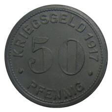 Монета 50 пфеннигов 1917 года Германия — Нотгельд Эссен (реверс)