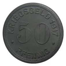 Монета 50 пфеннигов 1917 года Германия — Нотгельд Эссен (реверс)