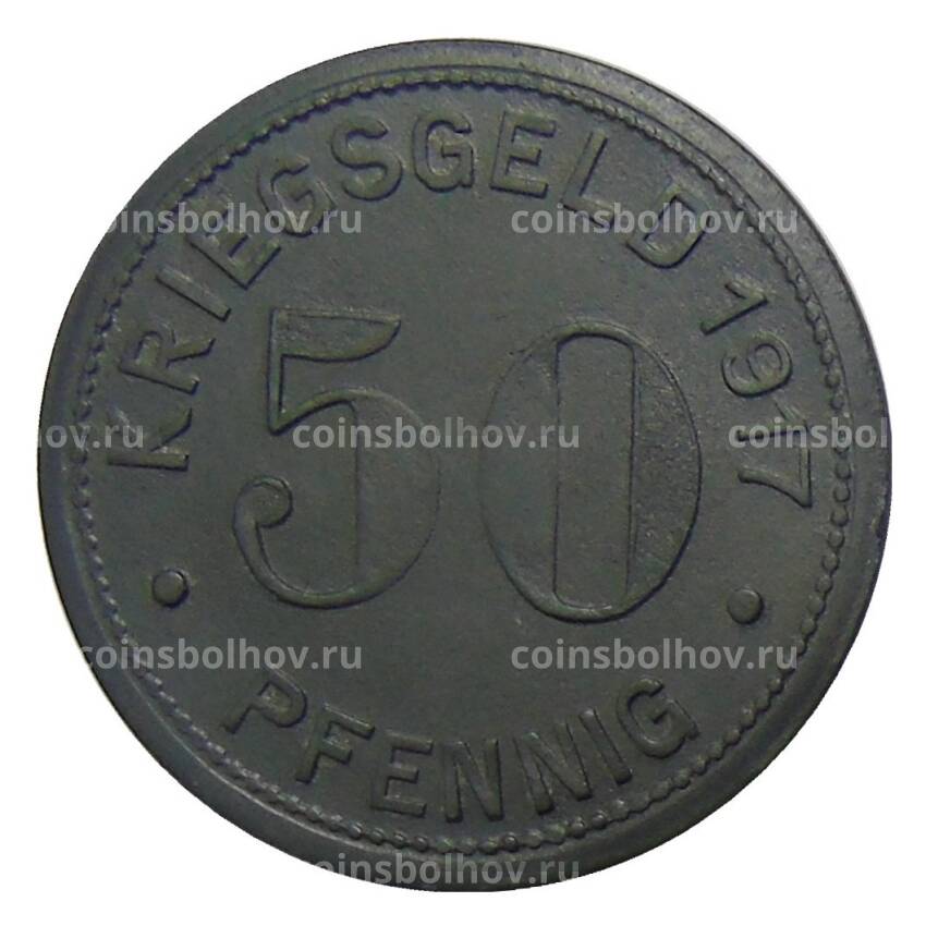 Монета 50 пфеннигов 1917 года Германия — Нотгельд Эссен (вид 2)