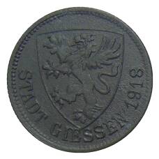Монета 50 пфеннигов 1918 года Германия — Нотгельд Гессен (аверс)