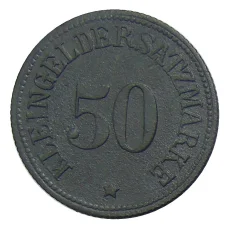 Монета 50 пфеннигов 1918 года Германия — Нотгельд Гессен (реверс)