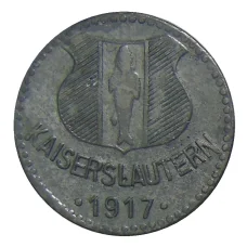 Монета 10 пфеннигов 1917 года Германия — Нотгельд Кайзерслаутерн (аверс)