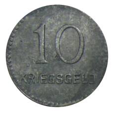 Монета 10 пфеннигов 1917 года Германия — Нотгельд Кайзерслаутерн (реверс)