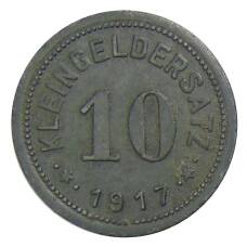 Монета 10 пфеннигов 1917 года Германия — Нотгельд Айслебен (реверс)