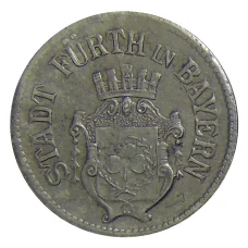 Монета 50 пфеннигов 1917 года Германия — Нотгельд Фюрт (аверс)