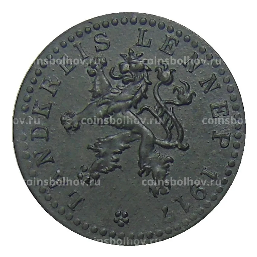 Монета 10 пфеннигов 1917 года Германия — Нотгельд Леннеп