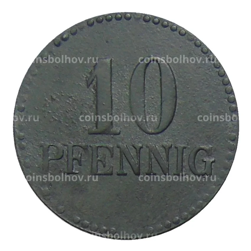Монета 10 пфеннигов 1917 года Германия — Нотгельд Леннеп (вид 2)