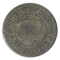 Монета 25 пфеннигов 1918 года Германия — Нотгельд Мюнстер (аверс)