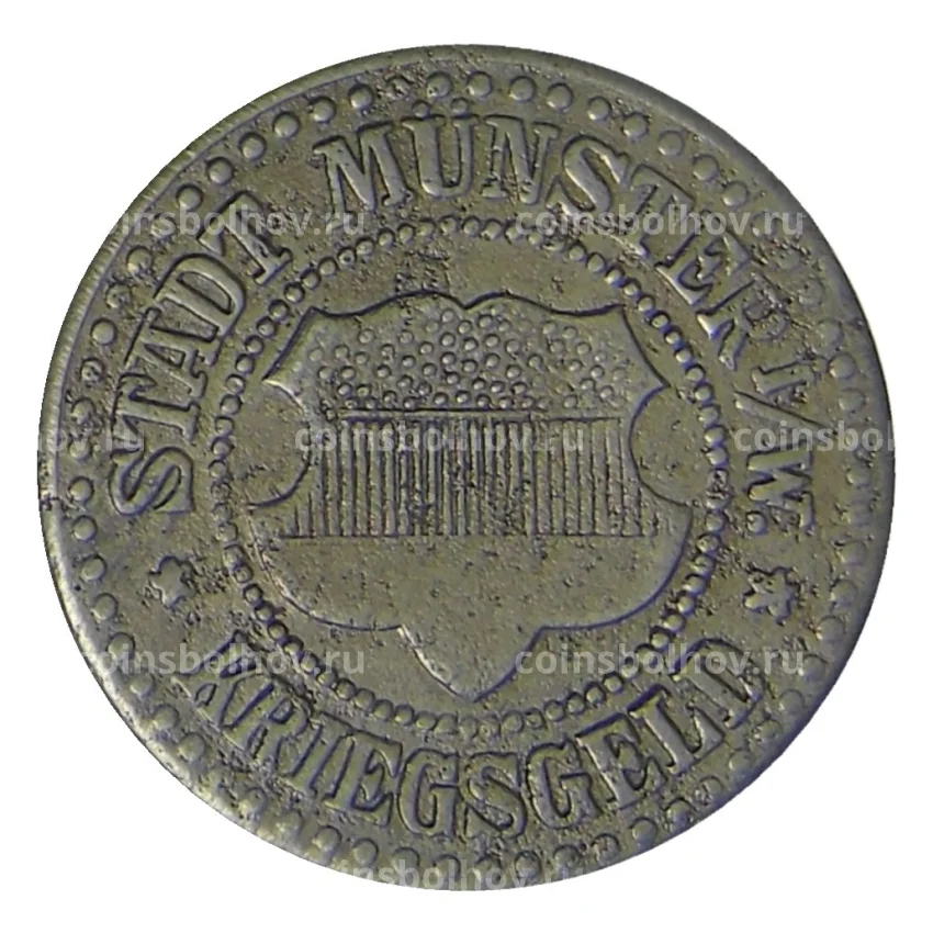 Монета 25 пфеннигов 1918 года Германия — Нотгельд Мюнстер