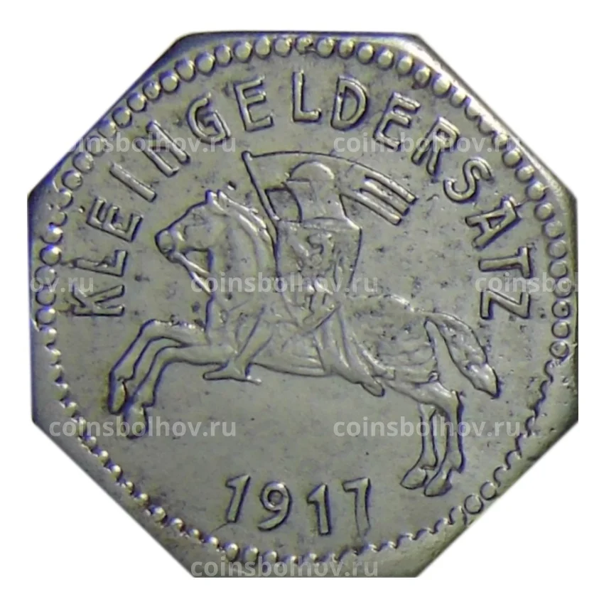 Монета 10 пфеннигов 1917 года Германия — Нотгельд Марбург
