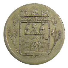 Монета 5 пфеннигов 1919 года Германия — Нотгельд Графрат (аверс)