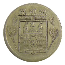 Монета 5 пфеннигов 1919 года Германия — Нотгельд Графрат (аверс)