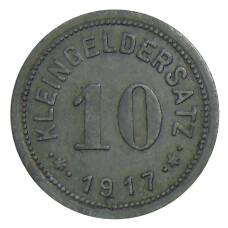 Монета 10 пфеннигов 1917 года Германия — Нотгельд Айслебен (реверс)