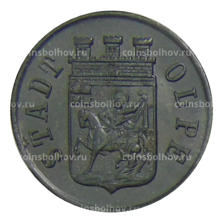Монета 10 пфеннигов 1920 года Германия — Нотгельд Ольпе