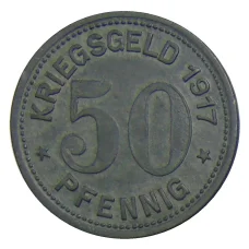 Монета 50 пфеннигов 1917 года Германия — Нотгельд Охлигс (реверс)