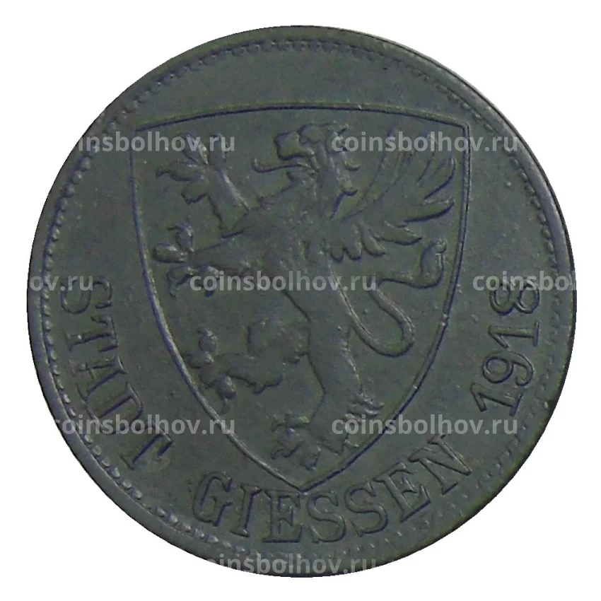 Монета 50 пфеннигов 1918 года Германия — Нотгельд Гессен