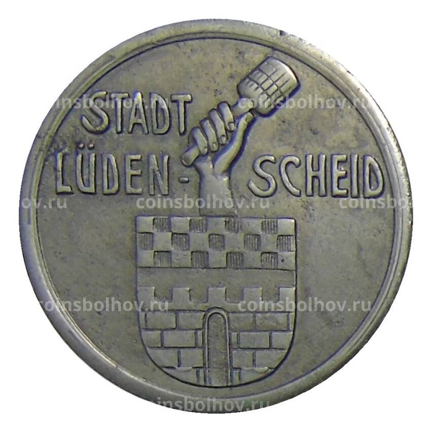 Монета 10 пфеннигов 1918 года Германия — Нотгельд Люденшайд