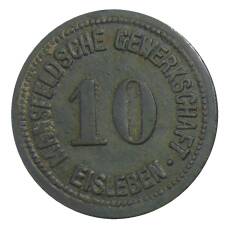 Монета 10 пфеннигов 1918 года Германия — Нотгельд Айслебен (реверс)