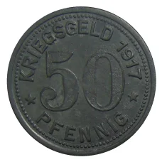 Монета 50 пфеннигов 1917 года Германия — Нотгельд Эссен (аверс)