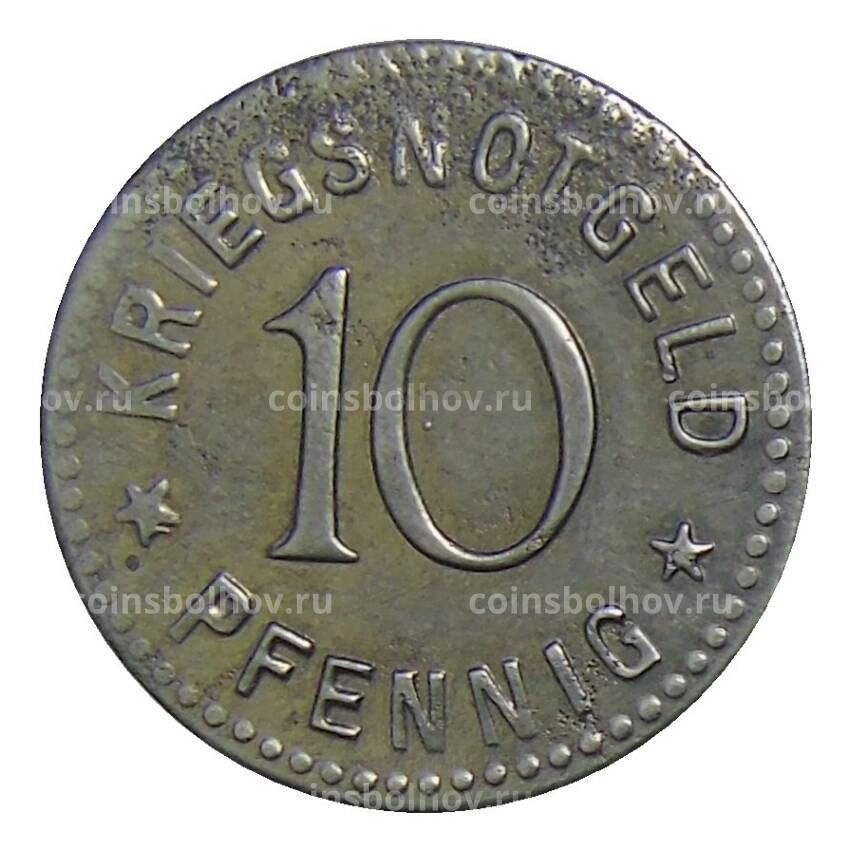 Монета 10 пфеннигов 1917 года Германия — Нотгельд Берлебург (вид 2)