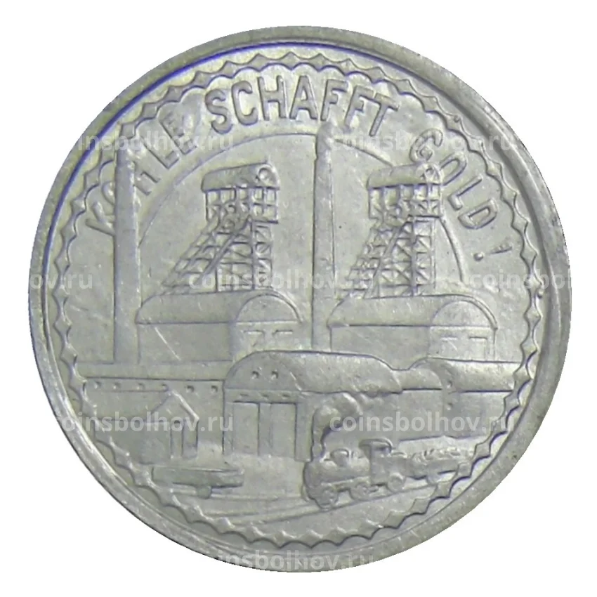 Монета 10 пфеннигов 1920 года Германия — Нотгельд Ваттеншайд