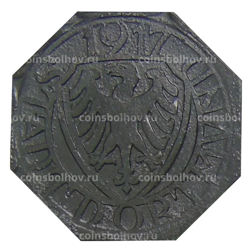 Монета 50 пфеннигов 1917 года Германия — Нотгельд Дортмунд