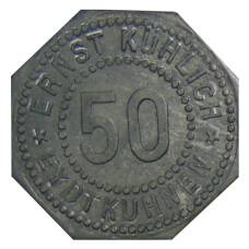 Монета 50 пфеннигов Германия — Нотгельд Эрнст Кехлич (аверс)