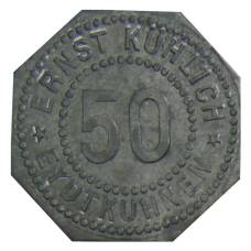 Монета 50 пфеннигов Германия — Нотгельд Эрнст Кехлич (аверс)
