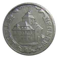 Монета 10 пфеннигов 1920 года Германия — Нотгельд Менден (аверс)