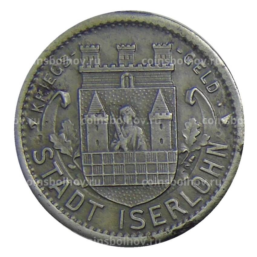 Монета 50 пфеннигов 1917 года Германия — Нотгельд Изерлон