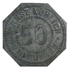 Монета 50 пфеннигов  Германия Нотгельд — Эрнст Кехлич (аверс)