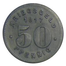Монета 50 пфеннигов 1917 года Германия — Нотгельд Виттен (реверс)
