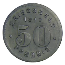Монета 50 пфеннигов 1917 года Германия — Нотгельд Виттен (реверс)